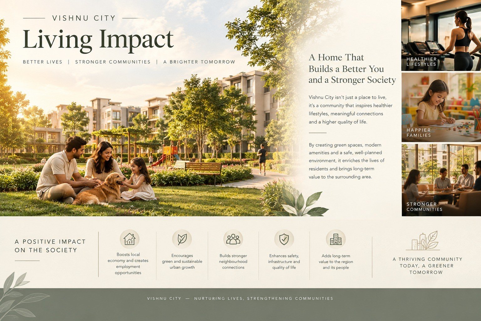 Vishnu City living impact